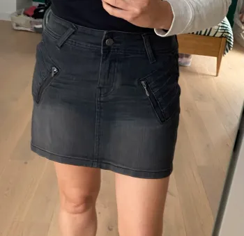 Jupe en jean noire