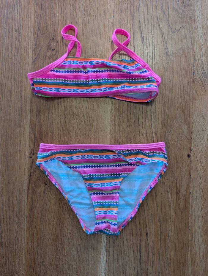 Maillot de bain 2 pièces rose 4 ans comme neuf