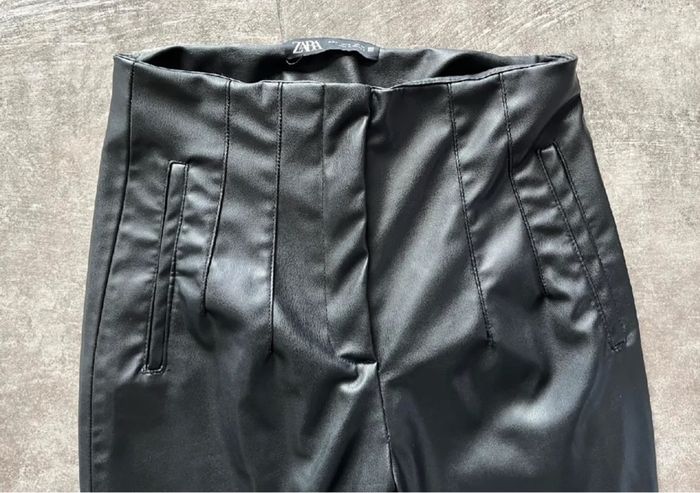 Pantalon simili Cuir Zara - photo numéro 2