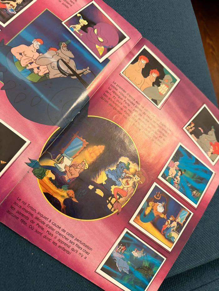 Album livre Panini complet stickers autocollants Disney La petite sirène le dessin animé TV - photo numéro 10