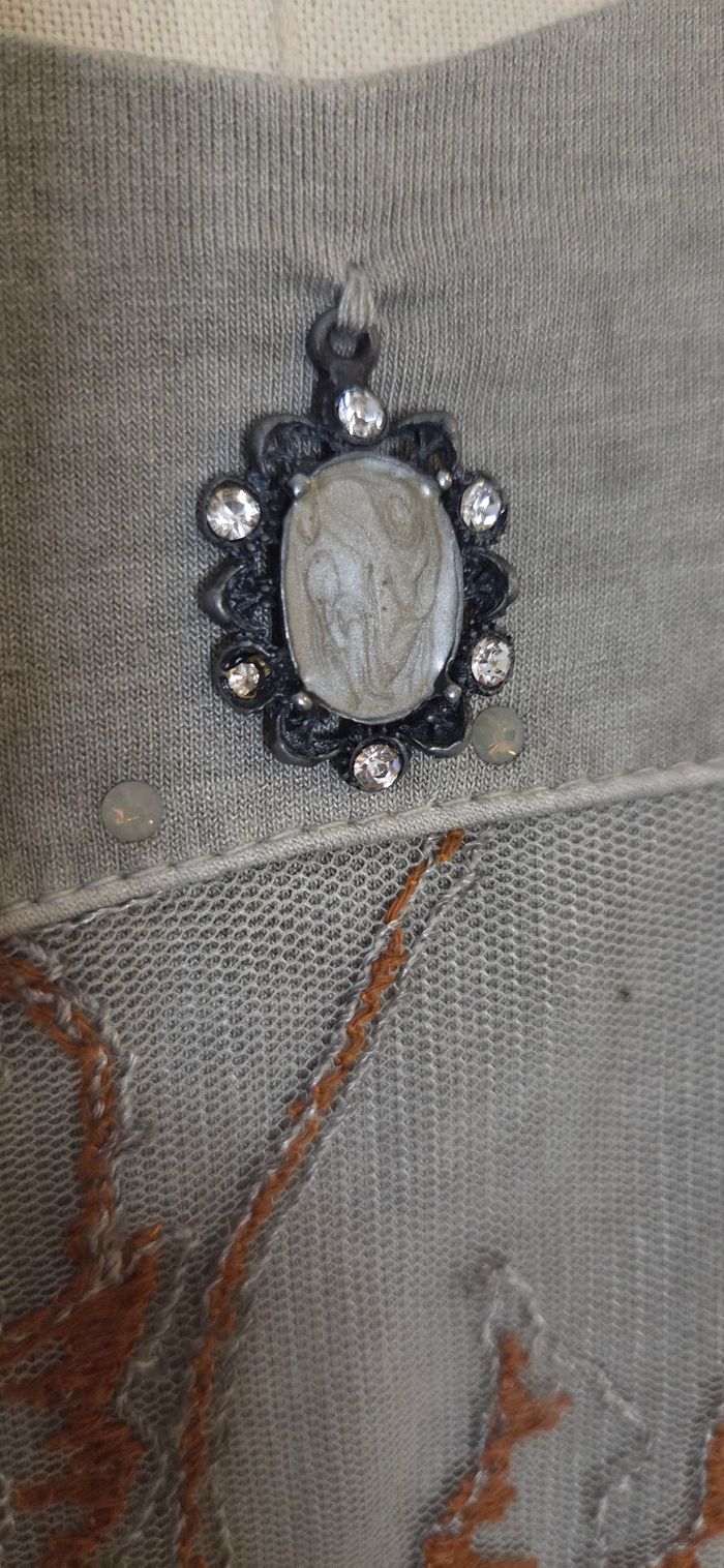 ELISA CAVALETTI – Top Bohème Brodé & Bijou – Taille M - photo numéro 4