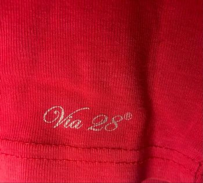 Débardeur »Via28 »rouge cerise - photo numéro 2