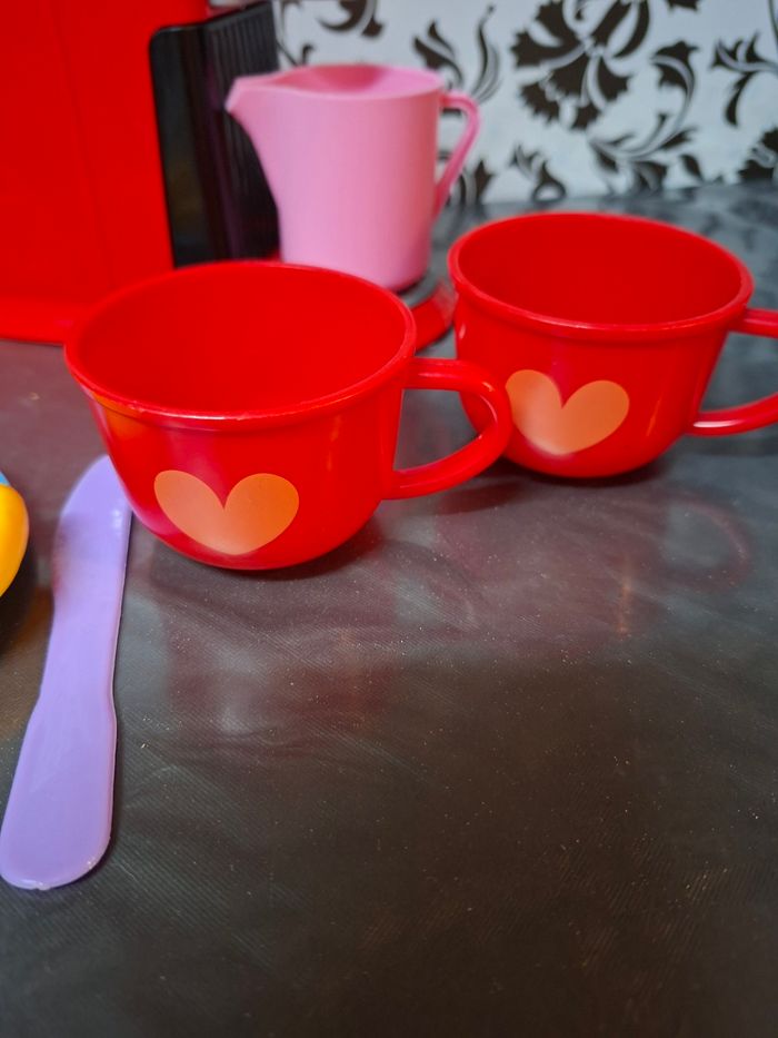 Dinette ensemble petit déjeuner avec cafetière - photo numéro 4