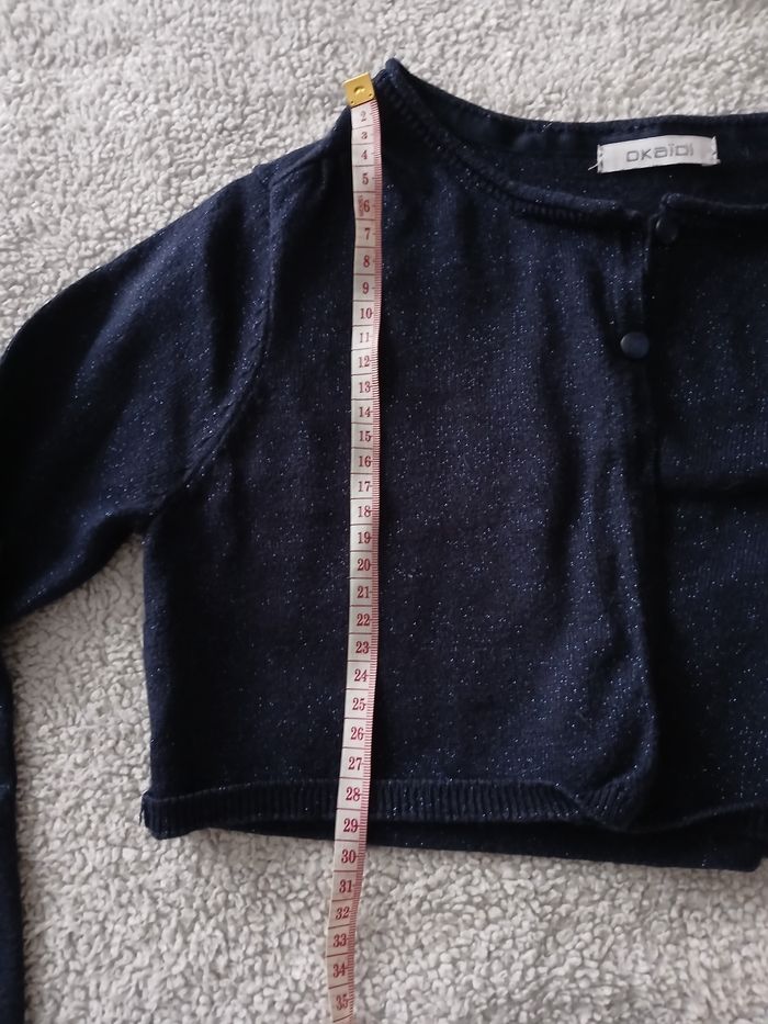 Boléro marine et brillant 10 an Okaidi - photo numéro 7