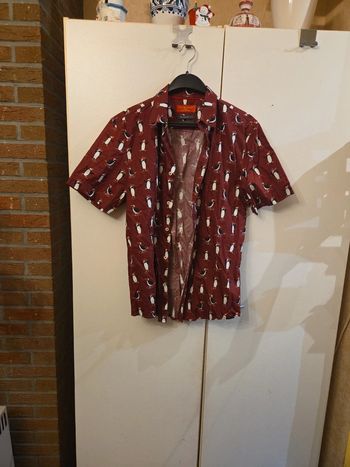 Chemise Primark L manche courte a motif pingouin bonnet Noël