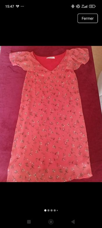 Robe d été  femme Promod taille 36 voilage léger et fluide 