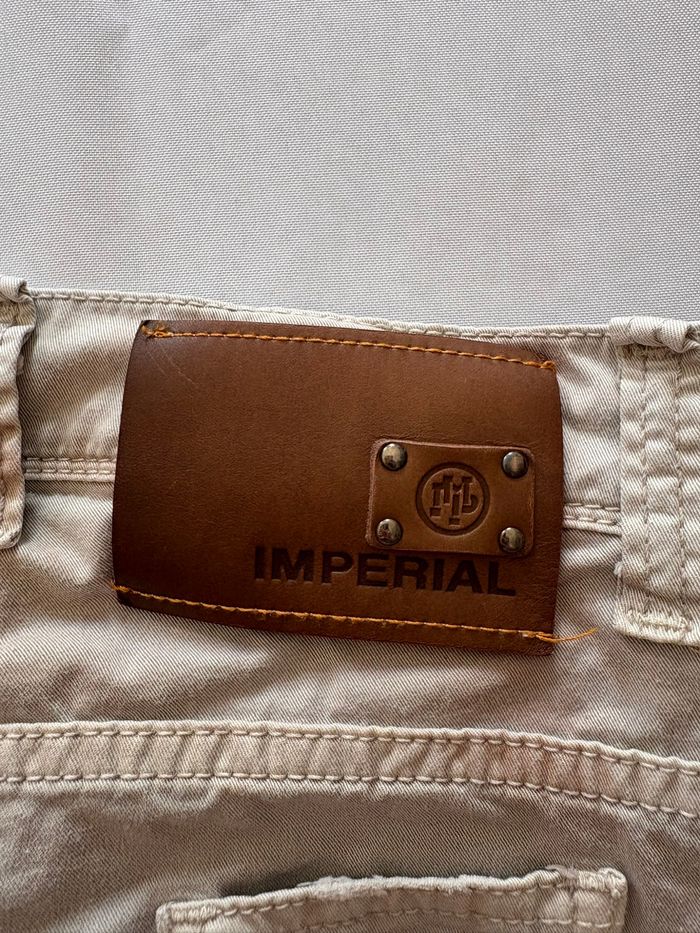 Bermuda marron/beige dégradé avec trous - Imperial - XL/42 - photo numéro 3