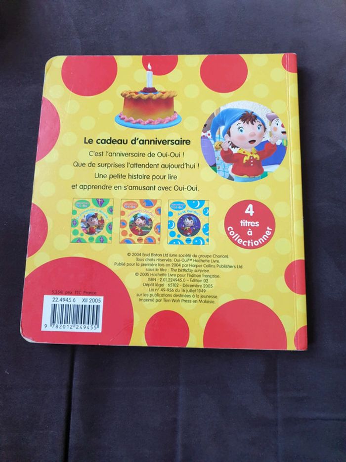 Livre Oui Oui Le cadeau d'anniversaire - photo numéro 2