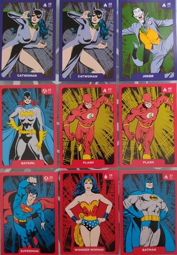 Carte Auchan DC comics