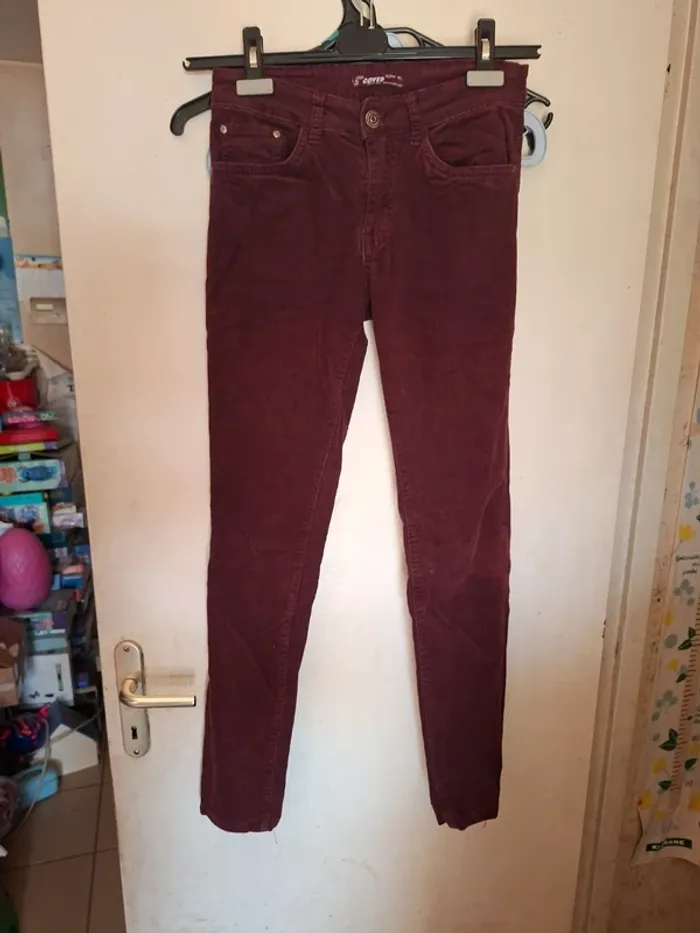 Jeans velours 34