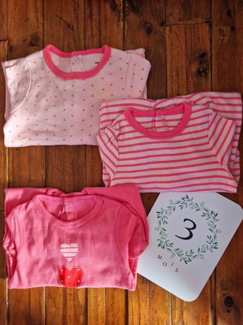 Lot de 3 pyjamas légers Vertbaudet