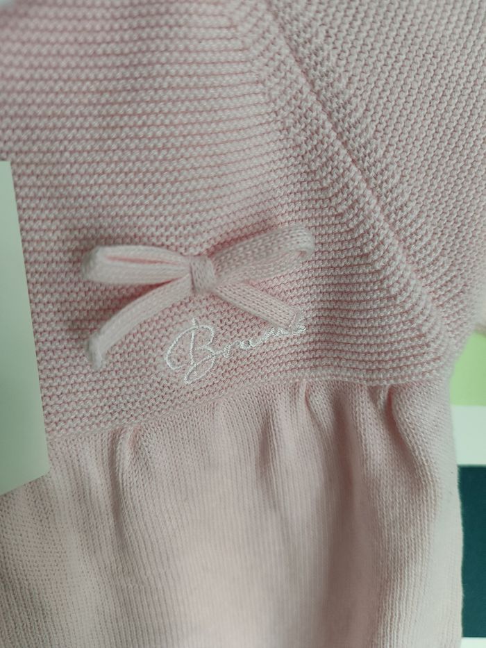 Robe en maille brums Milano NEUVE - 6 mois (68cm) - Rose poudré - photo numéro 6