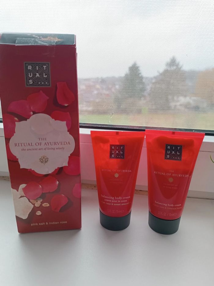 Lot de 2 body cream Rituals Ayurveda - neufs