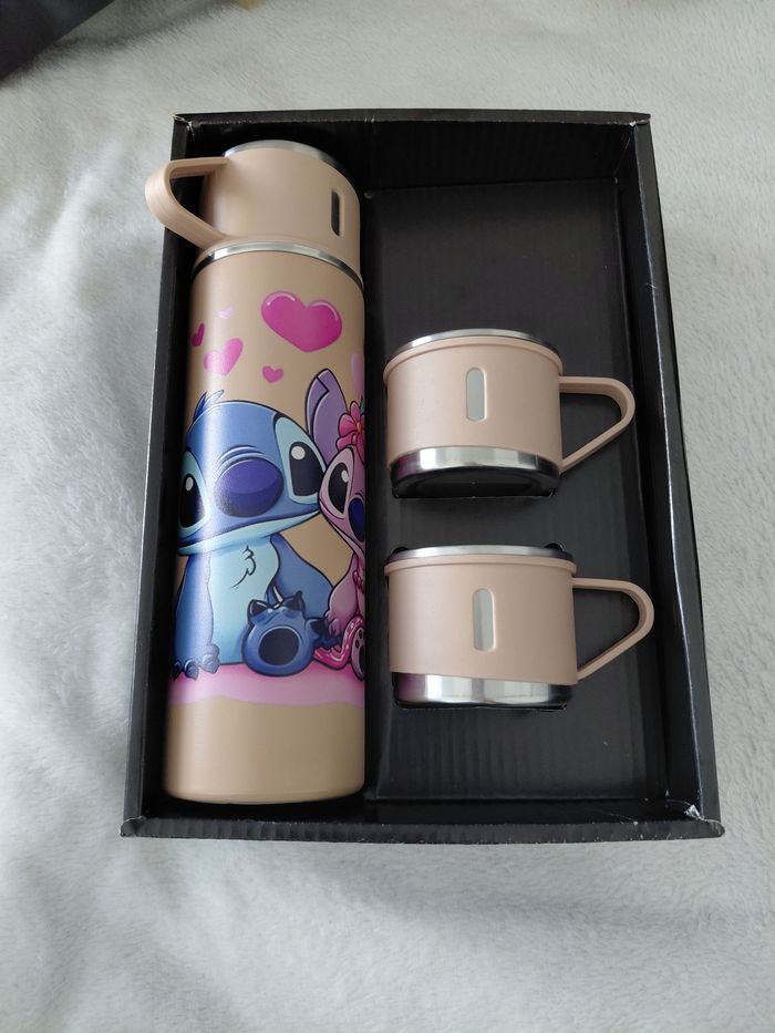 Coffret Thermos Stitch et Angel