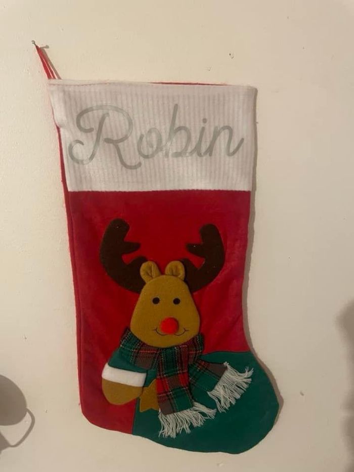 Chaussette personnalisée cerf