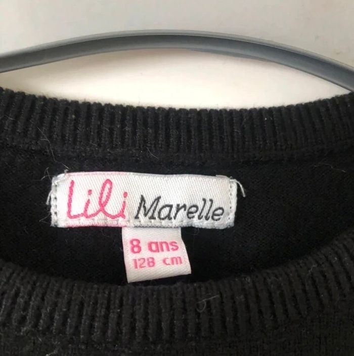 Pull noir fille Lili Marelle - photo numéro 5