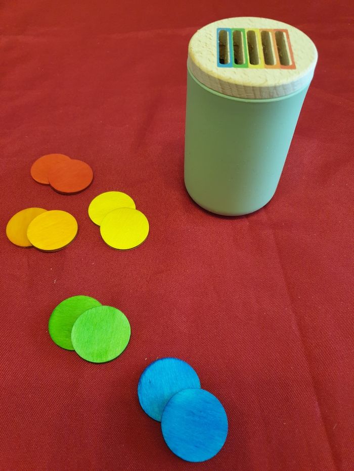 Jeu tri couleurs Pièces bois Montessori - photo numéro 4