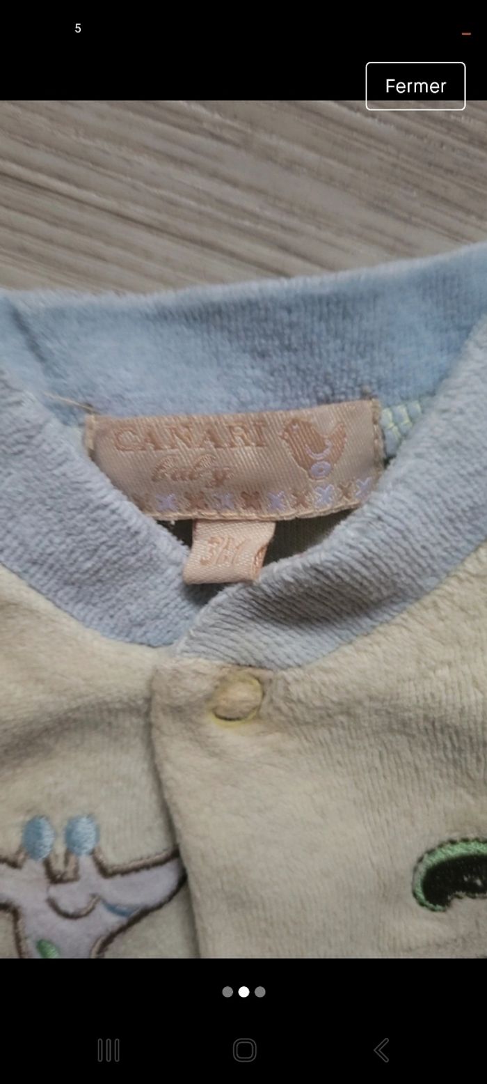 Grenouillère garçon 3 mois - photo numéro 2