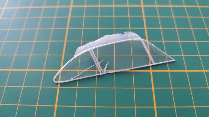 Lot vitres latérales pièce détachée miniature Altaya Renault Alpine A110 Wrc 1/18 1/18e 1/18ème #C10 - photo numéro 2