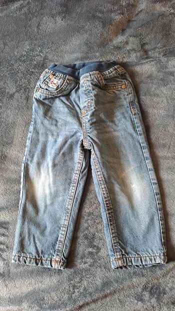 💚Jean bébé garçon avec taille élastique – Taille 18 mois