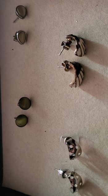 Lot de 4 boucles d'oreilles