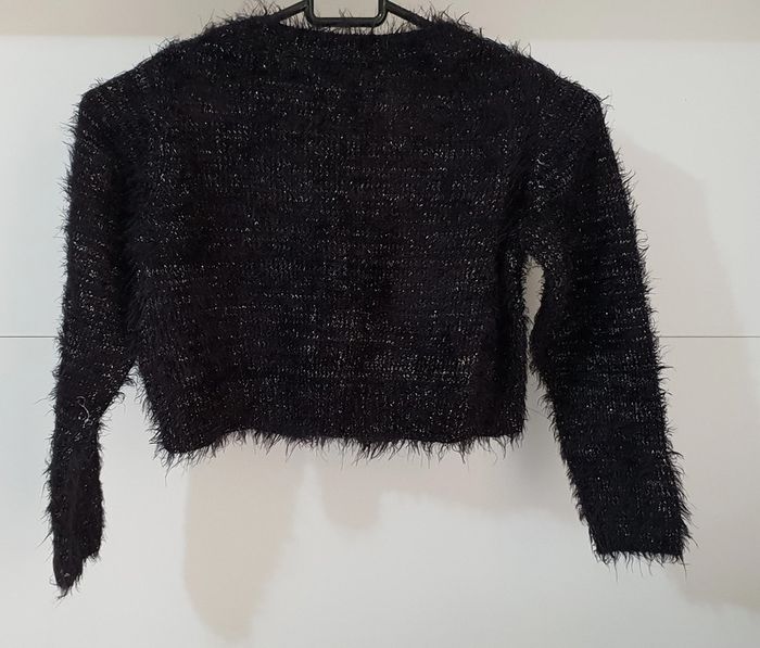 Gilet noir et argentés 8 ans - photo numéro 2