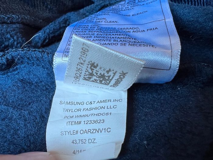 Veste polaire Reebok bleu marine à capuche – Taille XL - photo numéro 15