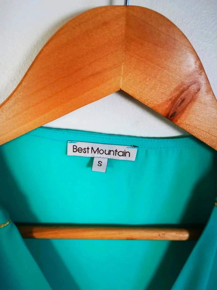 C34 blouse menthe Best mountain S - photo numéro 3