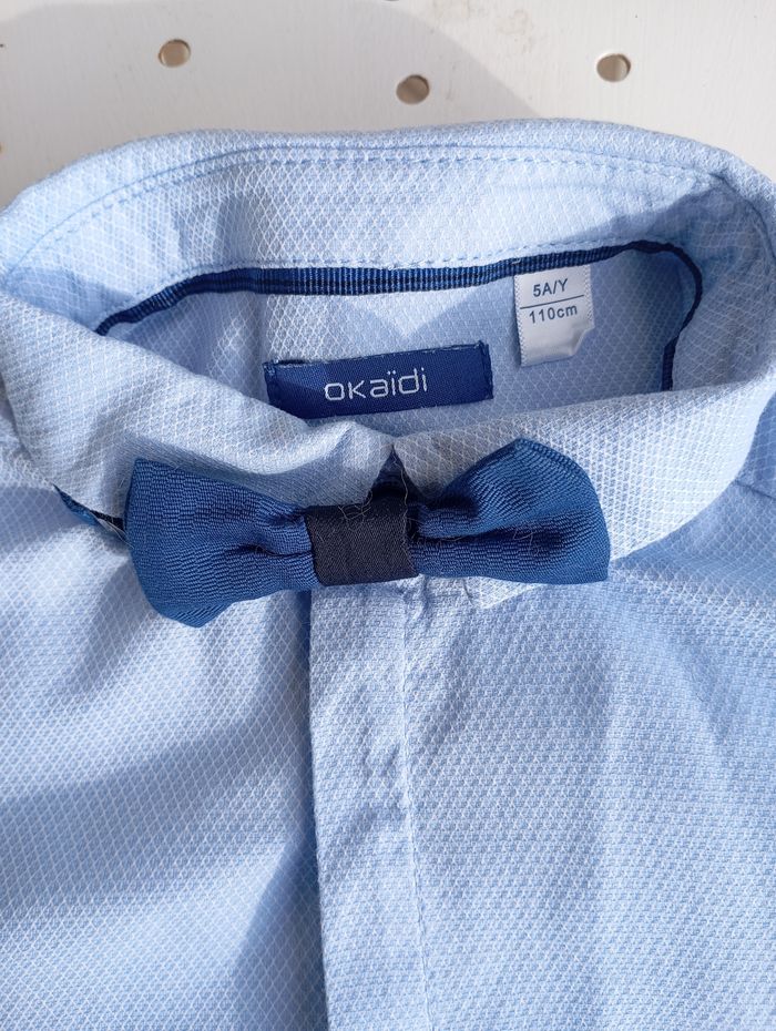 Chemise habillée et nœud papillon assorti 5 ans - photo numéro 4