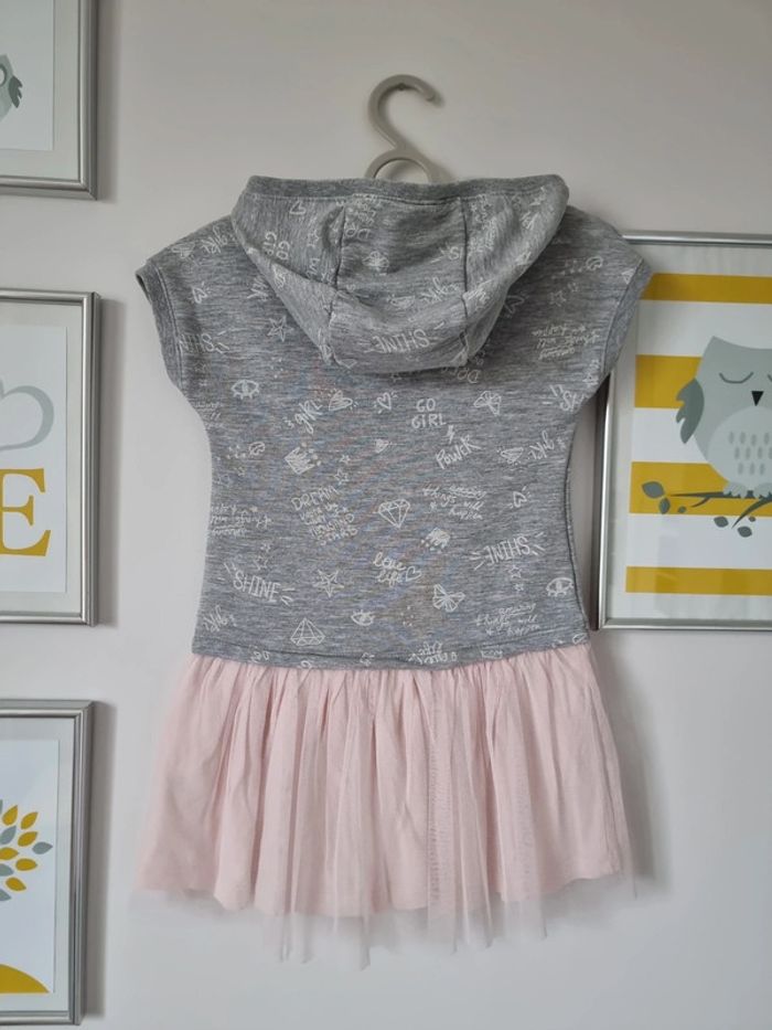 Robe orchestra taille 3ans bi matière, tulle - photo numéro 5