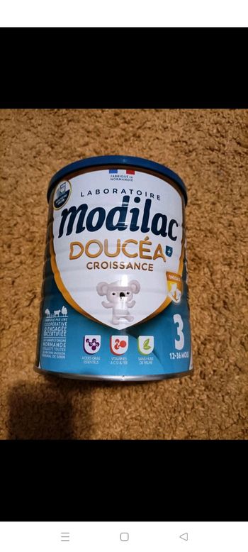Lait Modilac 3 ème âge