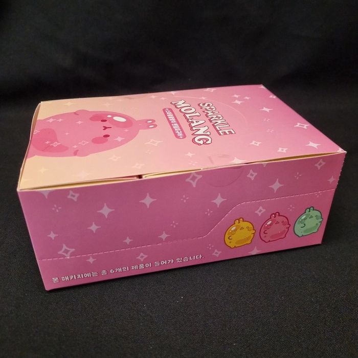 Boîte de 6 Mystery Box Figurines Molang Sparkle – Neuf, importé de Séoul - photo numéro 3