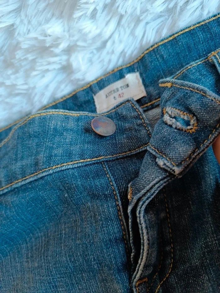 Mini-jupe en jean T. 42 Autre ton - photo numéro 3