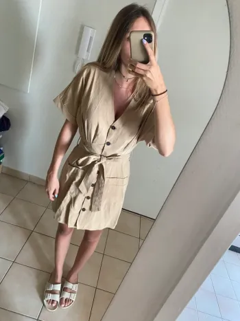 Robe Zara beige