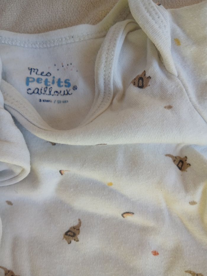 5 bodys manches longues - 3 mois - photo numéro 4