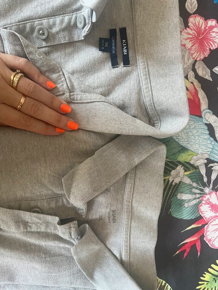 Lot polo homme grande taille gris - photo numéro 10