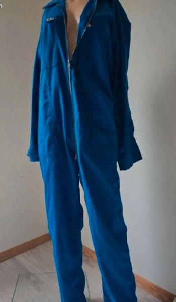 Salopette cote de travail 🍒vintage 80 fabriqué en France🍒neuve taille voir mesures