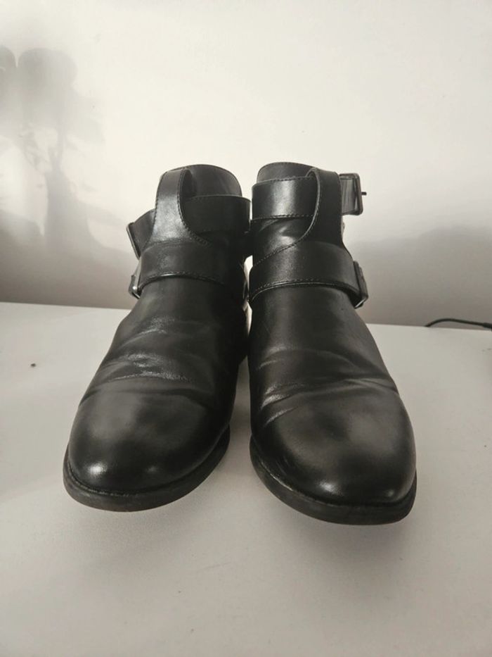 Bottines noir " Justfab/ taille 40" - photo numéro 3