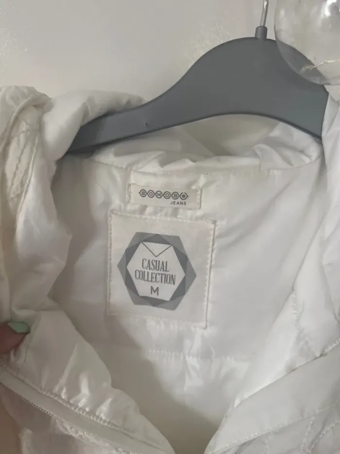 Manteau bonobo blanc cassé M femme étoiles - photo numéro 2