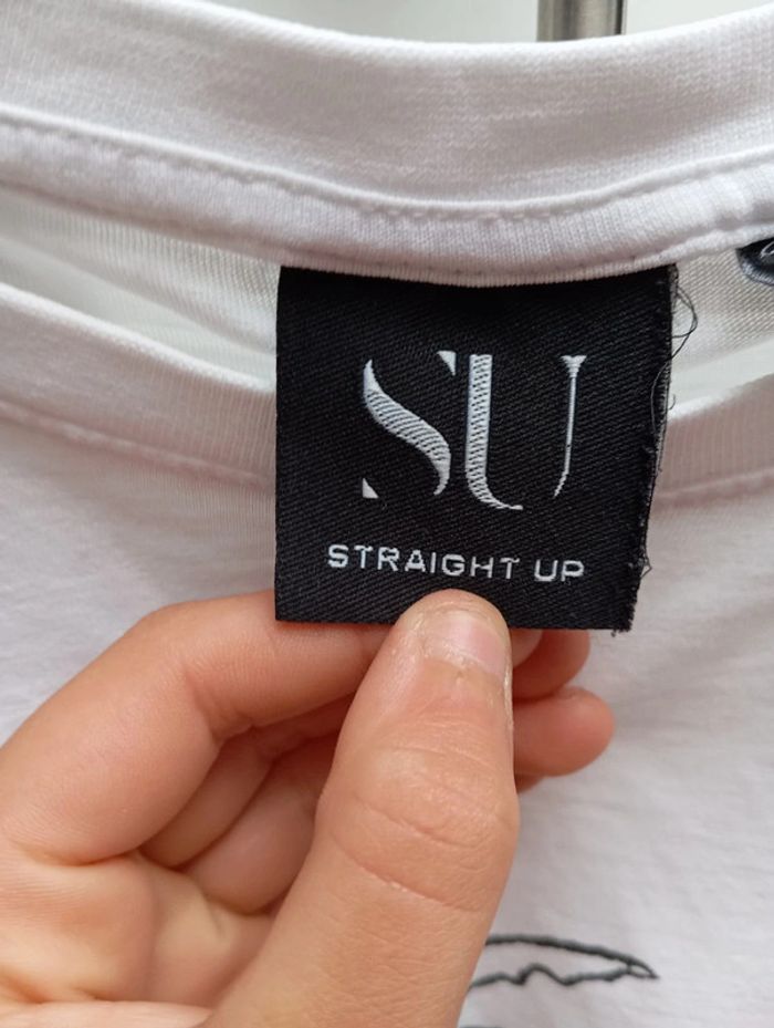 Tee-shirt manche courte motif Straight Up XL (2ème) - photo numéro 3