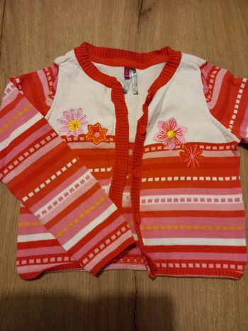 Gilet fleurs