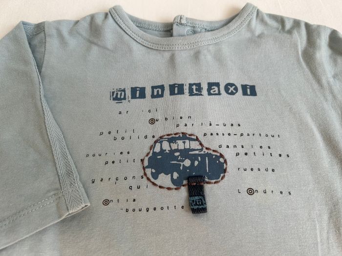 Ensemble t-shirt manches langues et pantalon 6 mois - Sergent Major - photo numéro 3