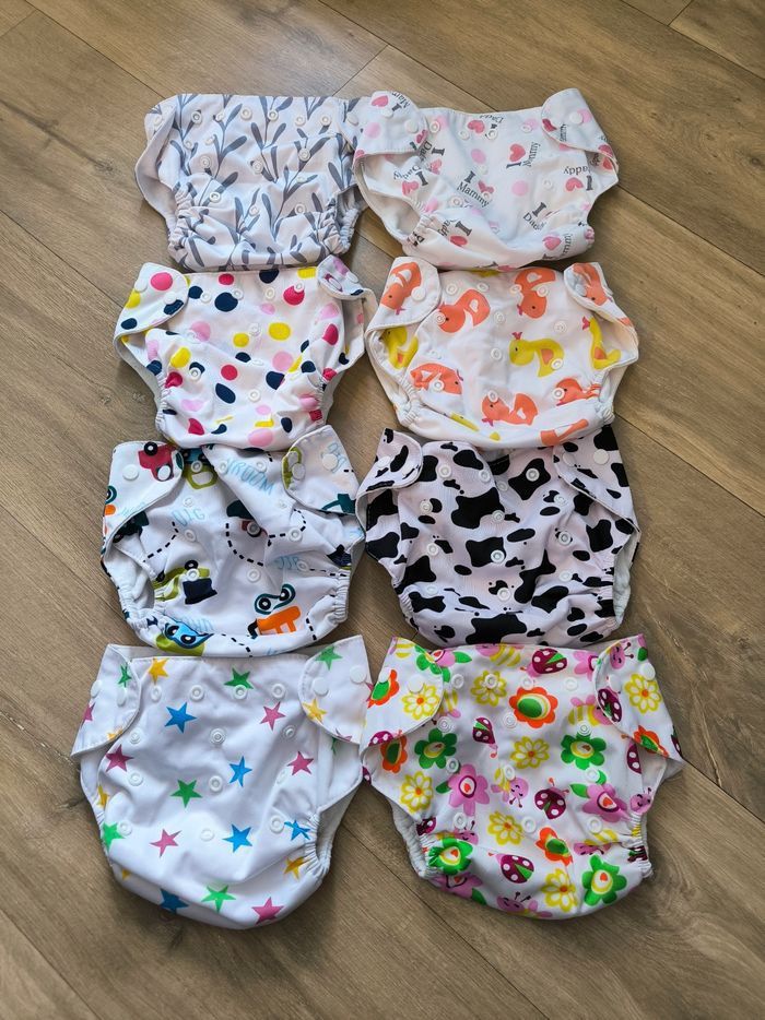 Lot de 24 couches lavables évolutives Juicy Bumbles, Littlelamb, Mama Koala, Goodbum et Qianqunui - photo numéro 5