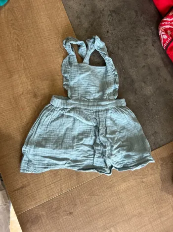 Robe salopette bébé fille, Verbaudet, 18 mois