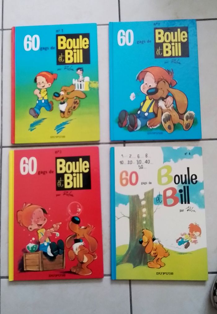 Lot de BD Boule et Bill tomes 1 à 4 - photo numéro 2