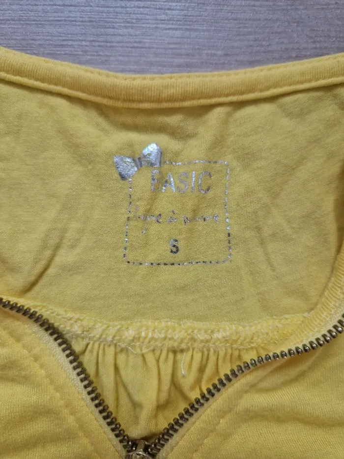 Tshirt jaune taille S - photo numéro 3