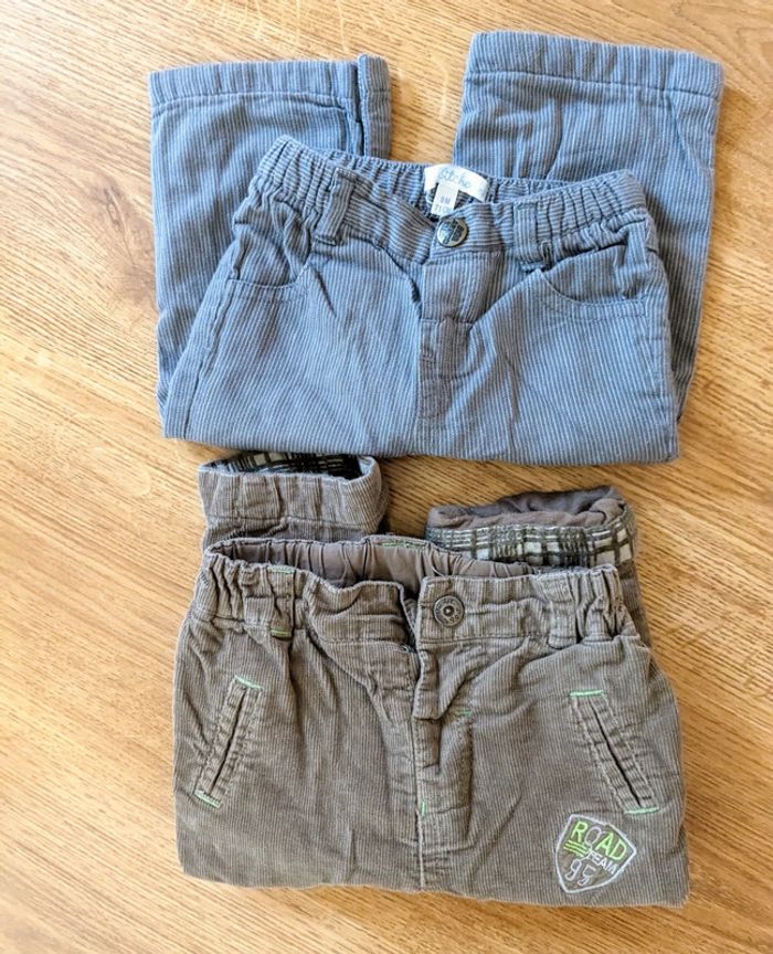 Lot de 2 pantalons 9 mois