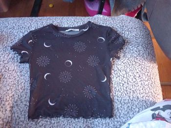 Crop top transparent pull & bear taille xs