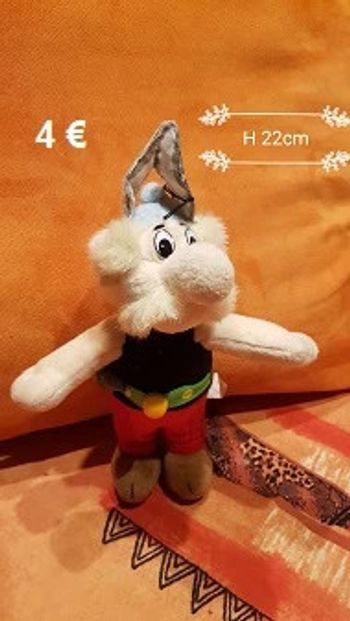 Peluche Astérix H 22 cm neuve