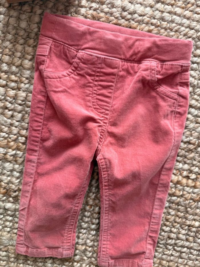 Jegging velours côtelé TAO 3mois / 60cm - photo numéro 2
